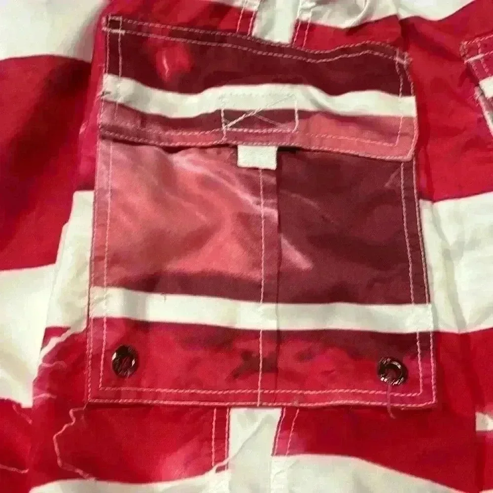 2 Pair Of Men's Swim Trunks Banana Split/Bsplit Draw String Waist Size Large